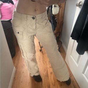 Stylish Beige Cargo Pants